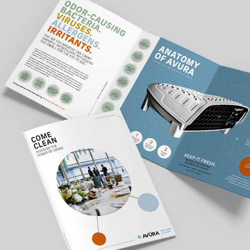 Design At Work Collateral for Avura